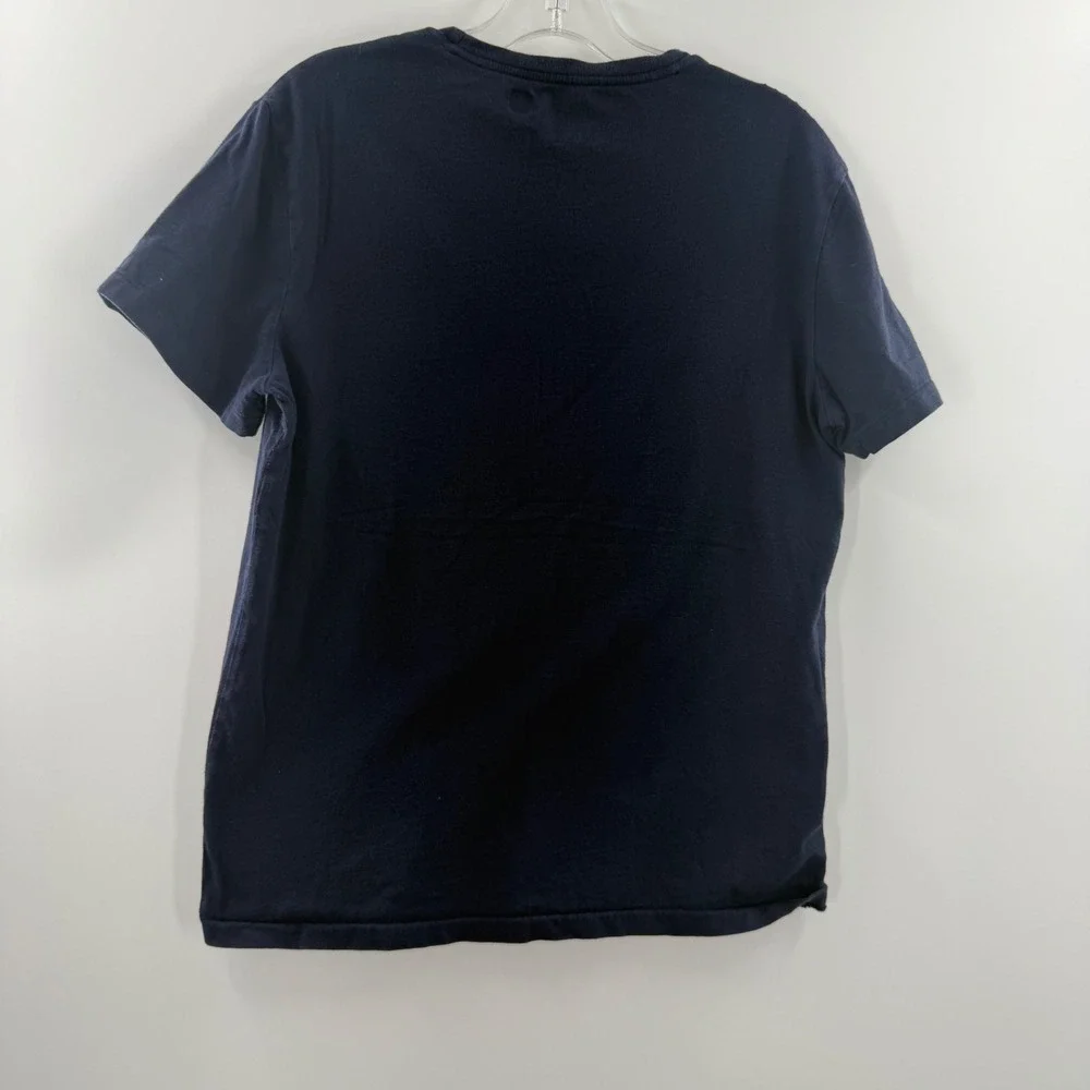 Polo Ralph Lauren Mens Big Pony T-Shirt Navy Blue Big Logo Crew Neck Small